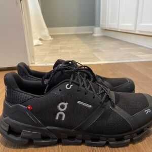 On Cloud Black Waterproof Sneakers